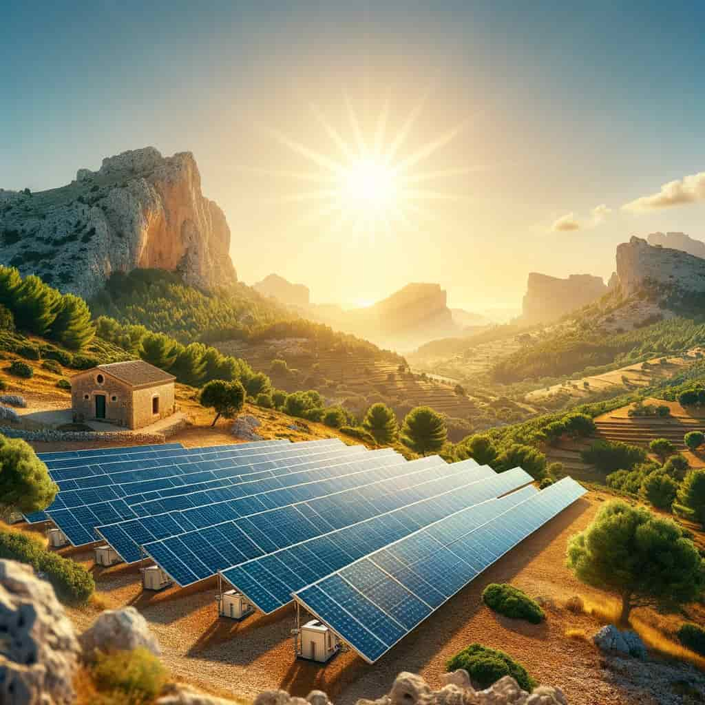 Solarmodule Mallorca, Solarstrom Mallorca, erneuerbare Energie Mallorca, Solarzellen Mallorca, Energiegewinnung Mallorca